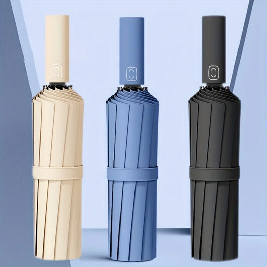 Compact Travel Umbrella Strong And Durable Wind-resistant Umbrella With Anti-UV Sunscreen